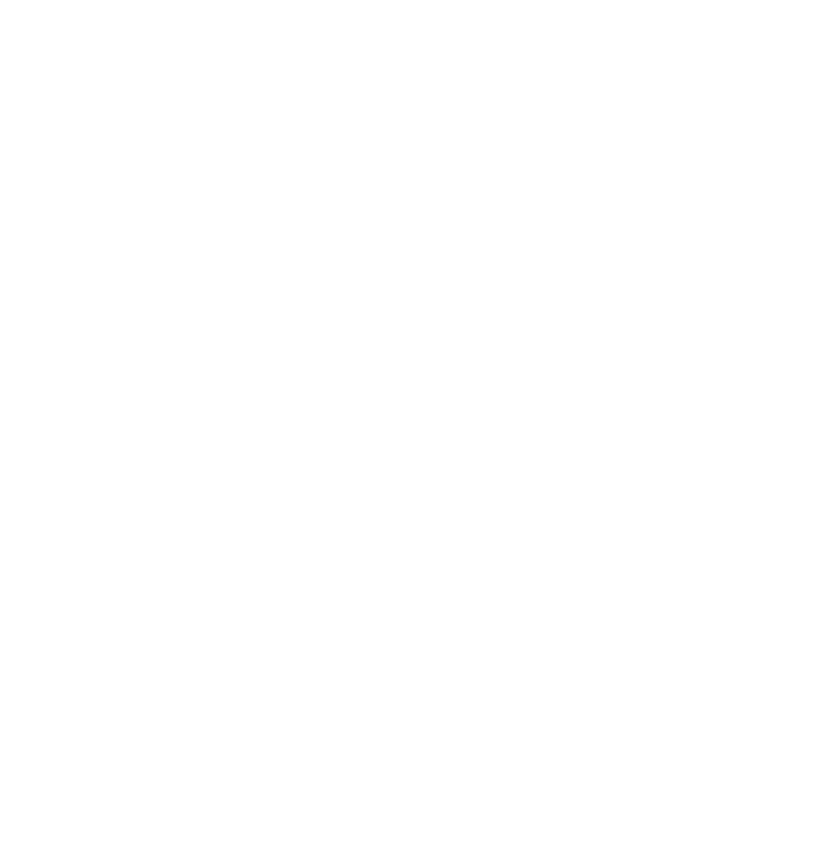 Spotty, the DOGS character: a white dog face with a dark spot, drawn in a rough line.